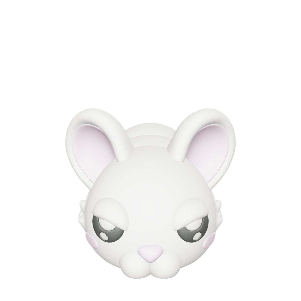 Mallow-Meep - Mouse - Tiny but mighty. Mallow-Meep squeaks with courage, darting between giants and never backing down. Her pink fluff hides a fierce spirit - she's the team's stealth strategist, always two steps ahead.