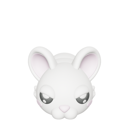 Mallow-Meep - Mouse - Tiny but mighty. Mallow-Meep squeaks with courage, darting between giants and never backing down. Her pink fluff hides a fierce spirit - she's the team's stealth strategist, always two steps ahead.